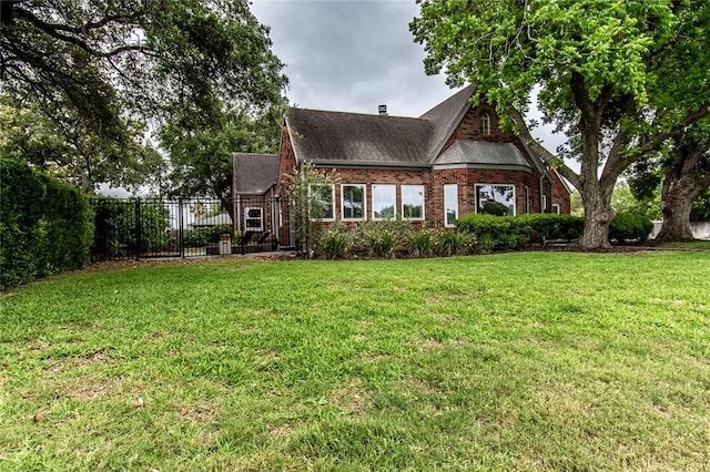 261 Louisiana Ave, Corpus Christi, TX 78404 - back of property with brick siding and a shingled roof
