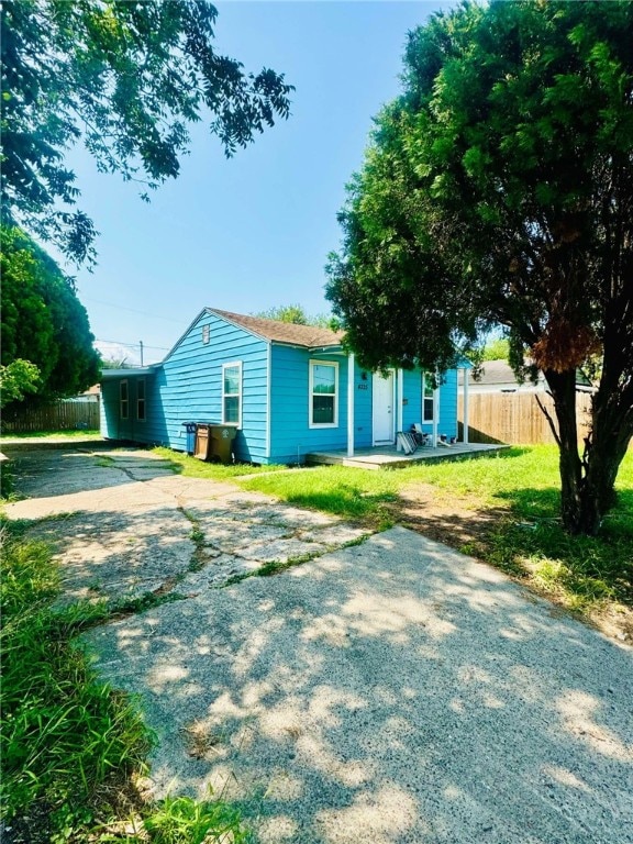 view of ranch-style home