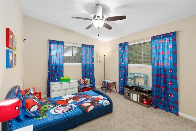 2641 Linn, Corpus Christi, TX 78410 - bedroom with carpet flooring and a ceiling fan