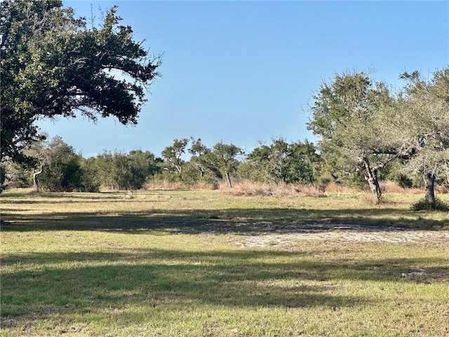 view of landscape featuring a rural view