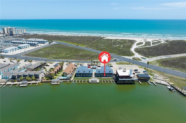 15225 Leeward Dr Unit 2A, Corpus Christi, TX 78418 - aerial view of a large body of water