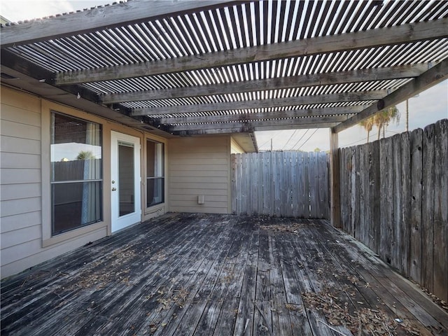 7140 Premont Dr Unit 12, Corpus Christi, TX 78414 - wooden deck with fence and a pergola