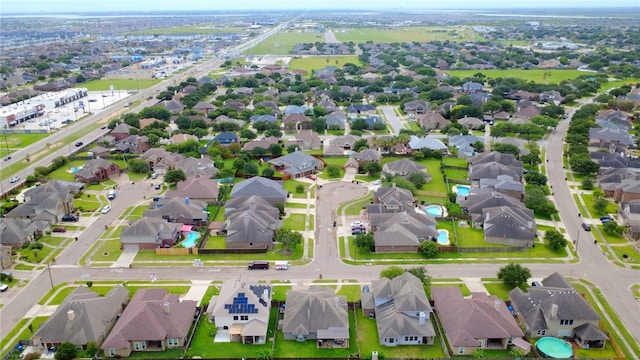 6105 Greenough Ct, Corpus Christi, TX 78414 - aerial view of property and surrounding area with nearby suburban area