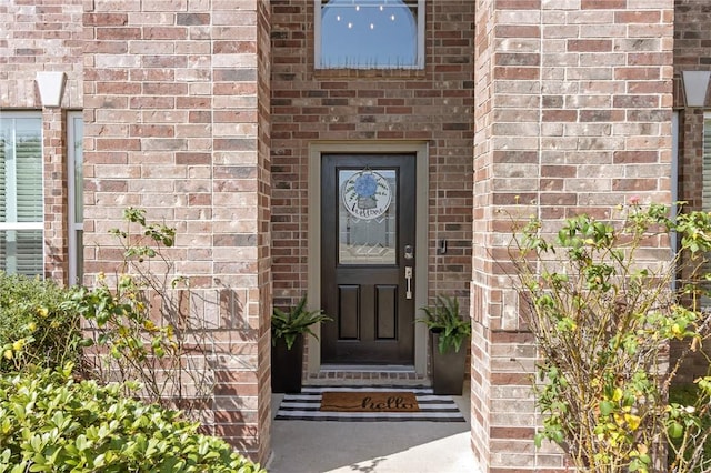 6105 Greenough Ct, Corpus Christi, TX 78414 - property entrance featuring brick siding