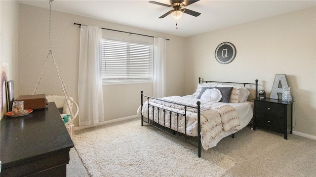 6105 Greenough Ct, Corpus Christi, TX 78414 - bedroom featuring carpet flooring and ceiling fan