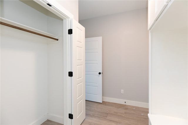 view of closet