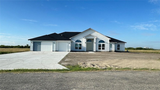 ranch-style house with a garage