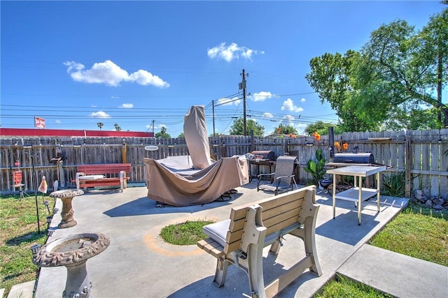 10634 Veda Dr, Corpus Christi, TX 78410 - view of patio / terrace with a fenced backyard