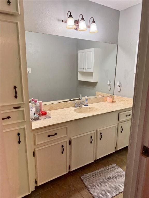 11614 Coleta Creek Dr, Corpus Christi, TX 78410 - bathroom featuring vanity and tile patterned floors