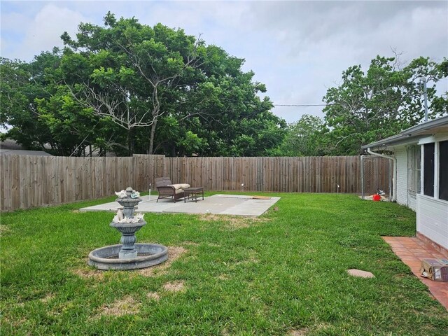 4725 Shea Pkwy, Corpus Christi, TX 78413 - view of yard with a patio area and a fenced backyard