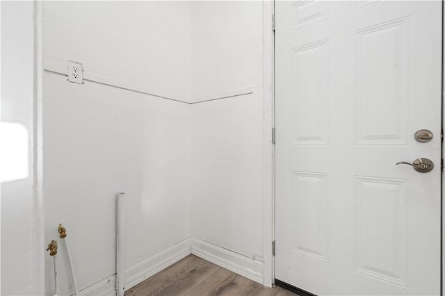 interior space featuring light wood-type flooring