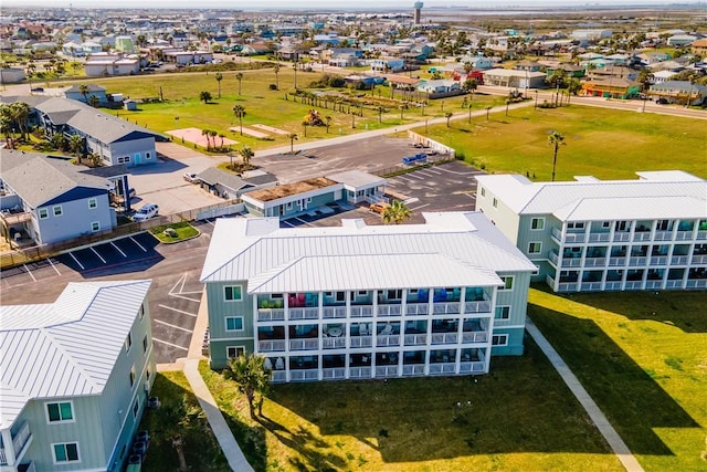 aerial view featuring a residential view