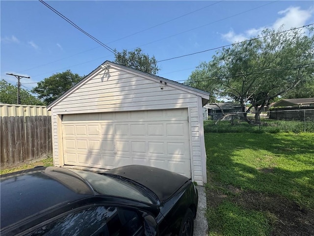 1210 Brentwood Dr, Corpus Christi, TX 78404 - detached garage featuring fence