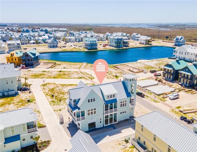 113 Spoonbill Prt, Aransas, TX 78373 - bird's eye view of a large body of water