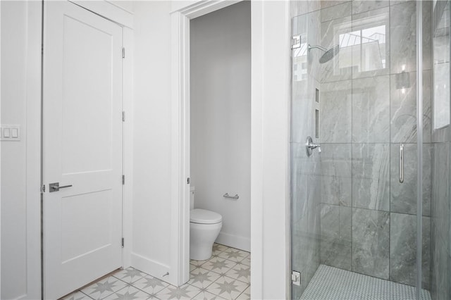 113 Spoonbill Prt, Aransas, TX 78373 - bathroom with a shower stall and toilet