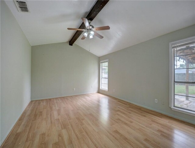 2100 Memorial Pkwy, Portland, TX 78374 - spare room featuring light wood finished floors, healthy amount of natural light, and a ceiling fan