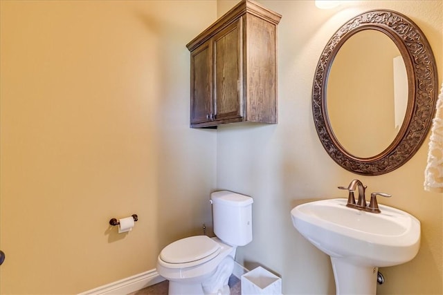 6241 Lago Vista Dr, Corpus Christi, TX 78414 - half bath with toilet and a sink