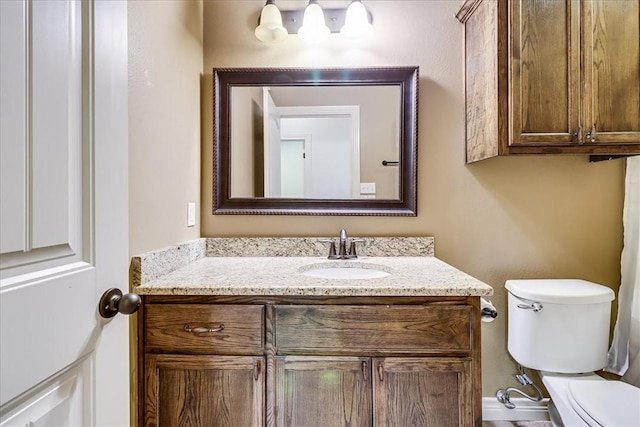 6241 Lago Vista Dr, Corpus Christi, TX 78414 - half bath with vanity and toilet
