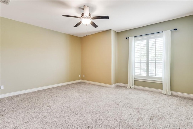 6241 Lago Vista Dr, Corpus Christi, TX 78414 - spare room with a ceiling fan and carpet flooring