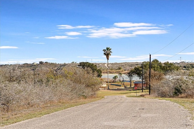 view of road