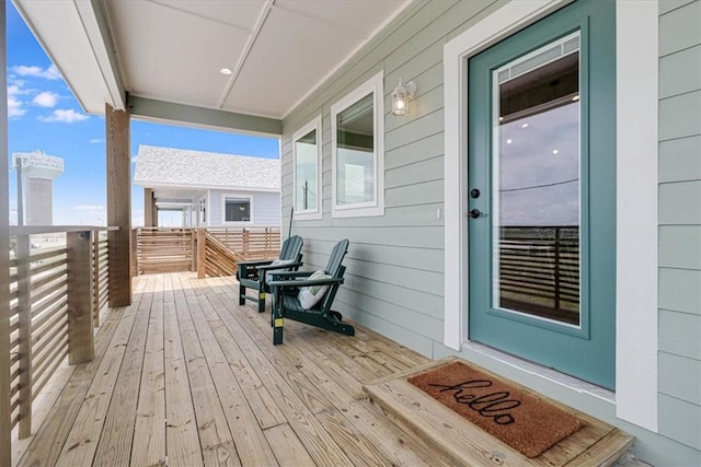1911 Eskridge Rd, Port Aransas, TX 78373 - view of wooden terrace
