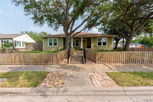 253 Melrose, Corpus Christi, TX 78404 - view of front of house with a fenced front yard