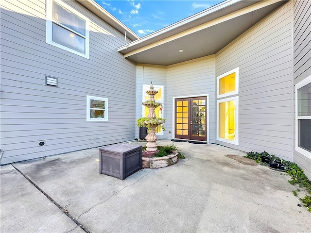 view of patio / terrace with french doors