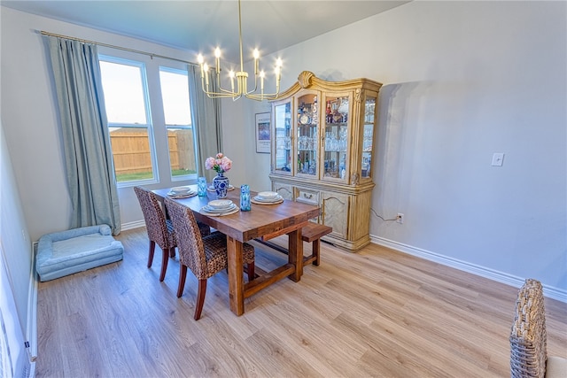 2634 Westeros St, Corpus Christi, TX 78415 - dining space featuring a chandelier and light wood-style flooring