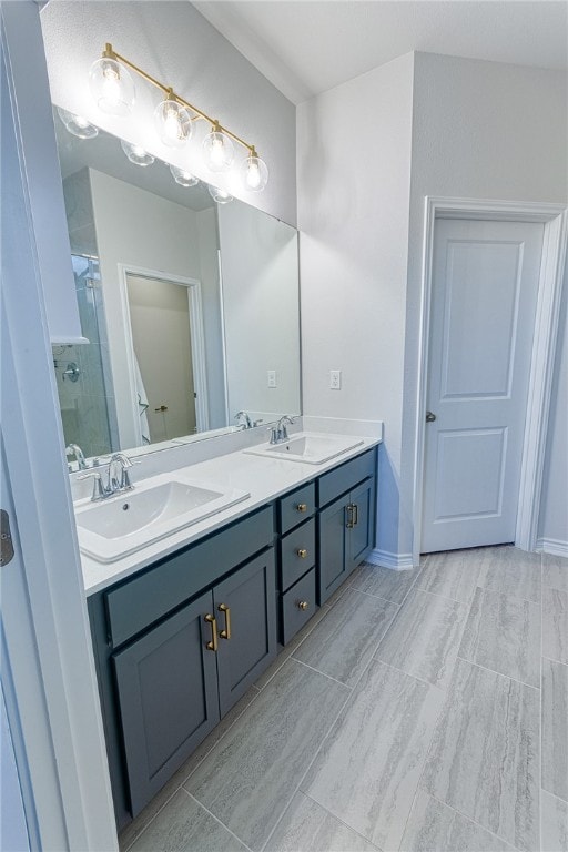 2634 Westeros St, Corpus Christi, TX 78415 - full bathroom with a shower stall and double vanity