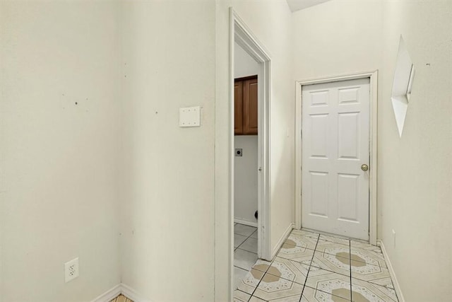 1225 Calle, San Carlos, Corpus Christi, TX 78417 - hallway featuring light tile patterned floors and baseboards