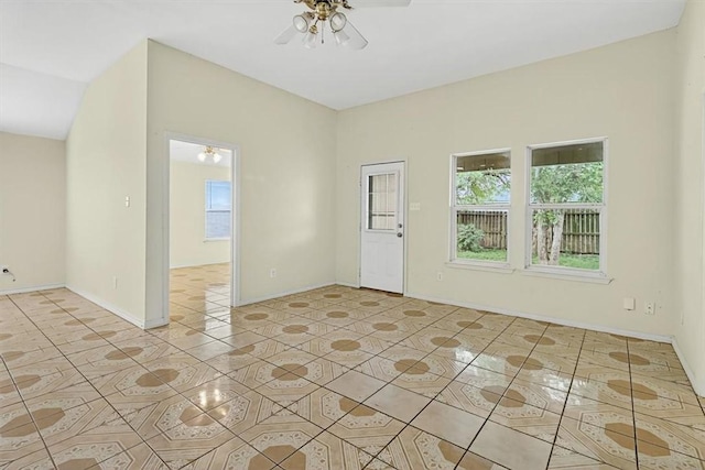 1225 Calle, San Carlos, Corpus Christi, TX 78417 - foyer featuring light tile patterned flooring and a ceiling fan