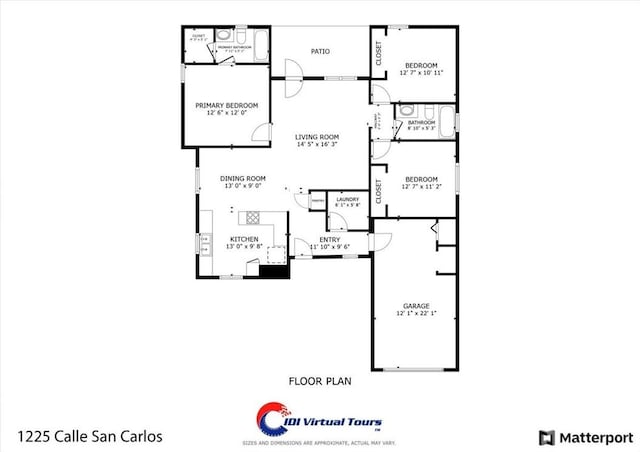 1225 Calle, San Carlos, Corpus Christi, TX 78417 - view of floor plan / room layout