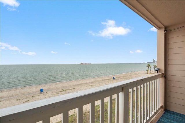 water view featuring a view of the beach