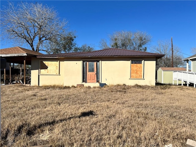 view of back of property