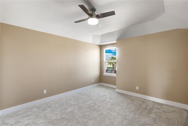 15334 Key Largo Ct, Corpus Christi, TX 78418 - unfurnished room featuring light carpet, a ceiling fan, and baseboards