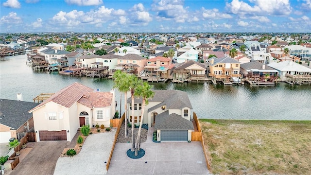 15334 Key Largo Ct, Corpus Christi, TX 78418 - aerial perspective of suburban area with a nearby body of water