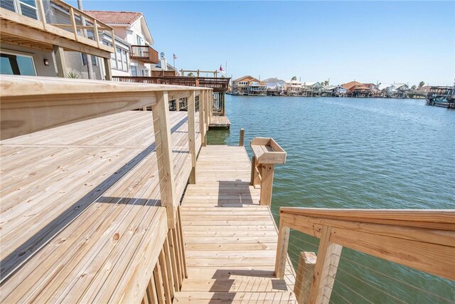 15334 Key Largo Ct, Corpus Christi, TX 78418 - dock with a water view and a residential view