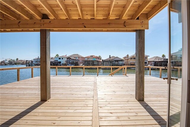 15334 Key Largo Ct, Corpus Christi, TX 78418 - dock with a residential view and a deck with water view