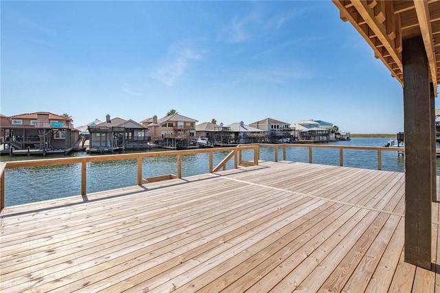 15334 Key Largo Ct, Corpus Christi, TX 78418 - dock area featuring a residential view and a deck with water view