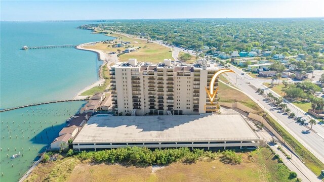 1400 Ocean Dr Unit 304C, Corpus Christi, TX 78404 - drone / aerial view of a nearby body of water