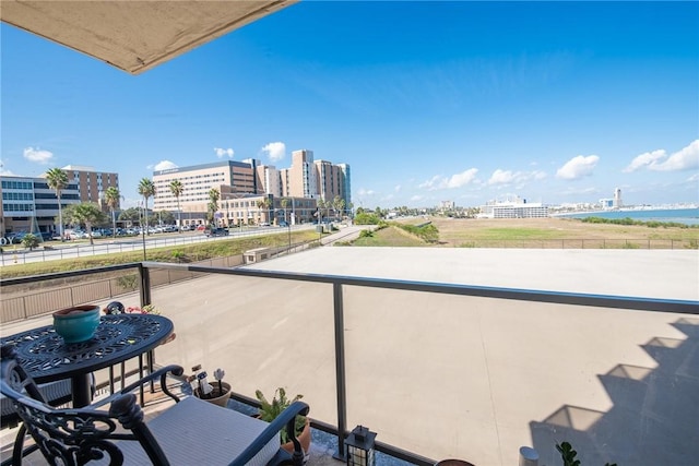 1400 Ocean Dr Unit 304C, Corpus Christi, TX 78404 - balcony featuring a view of city
