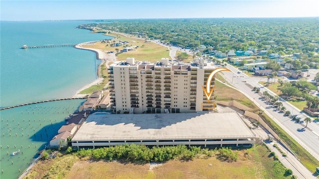1400 Ocean Dr Unit 304C, Corpus Christi, TX 78404 - drone / aerial view of a nearby body of water