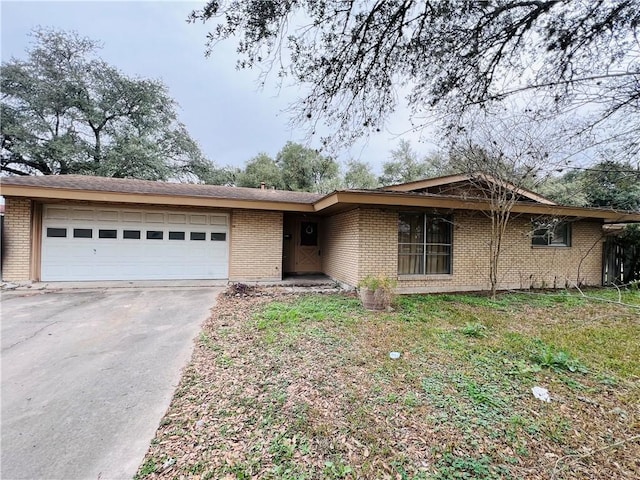 ranch-style house with a garage