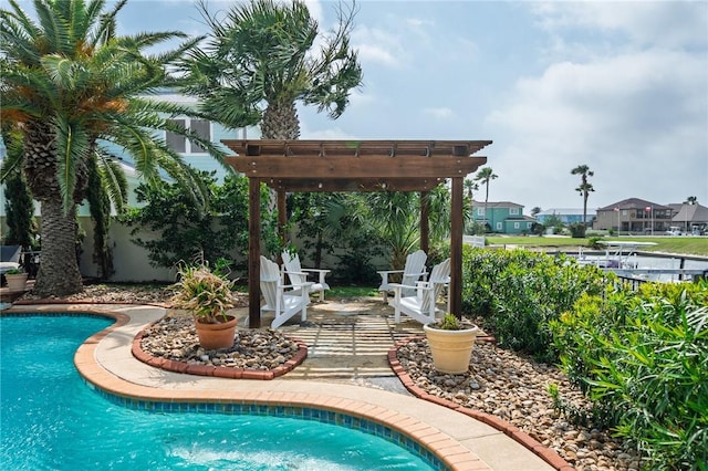 107 Angelfish, Aransas Pass, TX 78336 - swimming pool with a pergola and a patio area