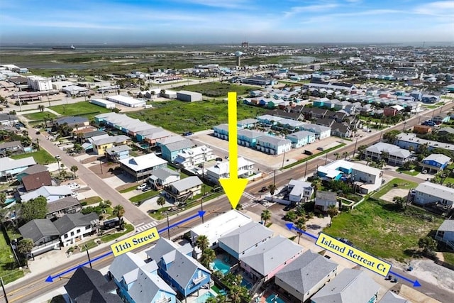 602 Island Retreat Ct, Port Aransas, TX 78373 - aerial perspective of suburban area