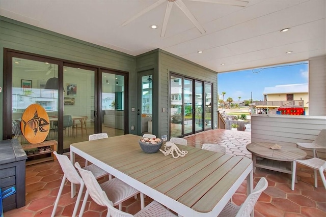 602 Island Retreat Ct, Port Aransas, TX 78373 - view of sunroom / solarium
