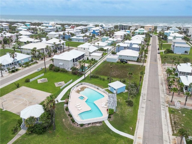 145 Beachwalk Prt, Aransas, TX 78373 - drone / aerial view of a nearby body of water and a pool