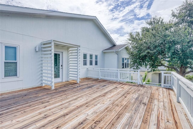 view of deck