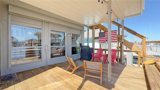 15354 Caravel Dr, Corpus Christi, TX 78418 - view of wooden terrace