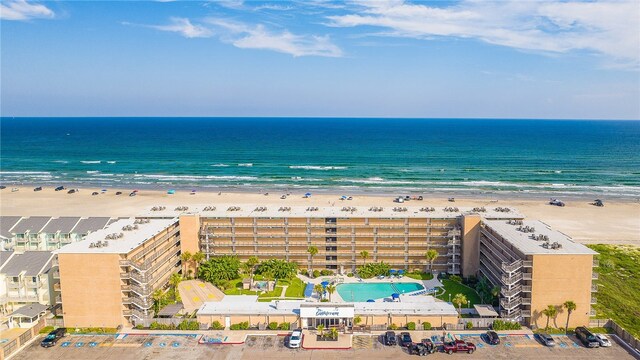 water view with a view of the beach